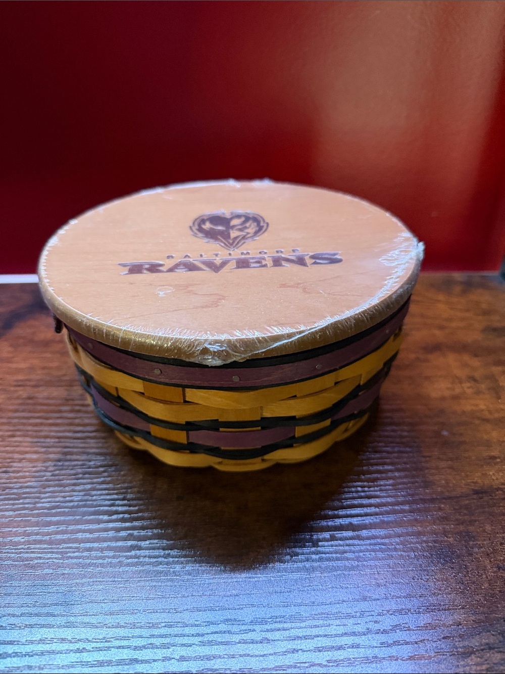 Longaberger Baltimore Ravens Basket Set